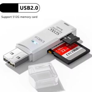 leitor de cartão 2x1 2.0